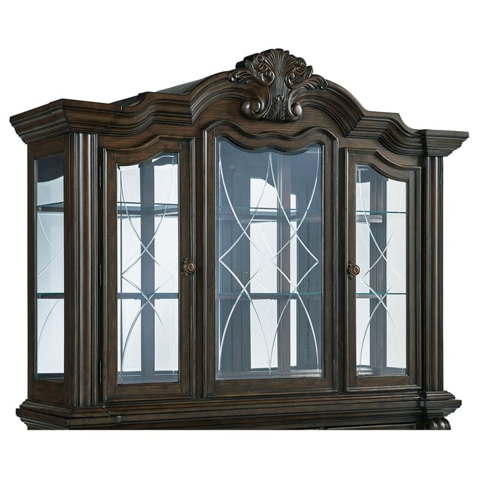 Ashley Furniture Maylee Dark Brown Dining Room Hutch D947-81