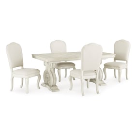 Ashley Furniture Arlendyne Antique White 5pc Dining Room Set