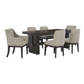 Ashley Furniture Burkhaus Beige Brown 7pc Dining Room Set