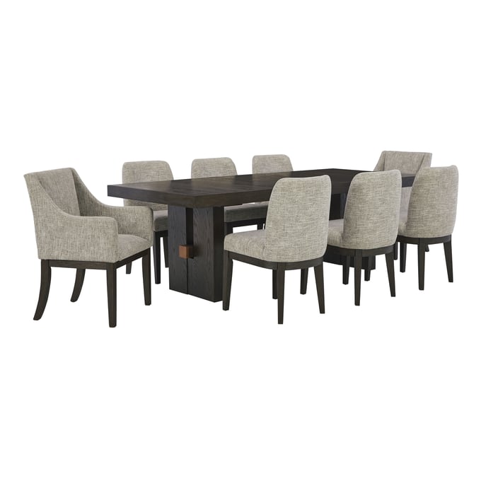 Ashley Furniture Burkhaus Beige Brown 9pc Dining Room Set D984-DR-S2