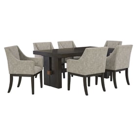 Ashley Furniture Burkhaus Beige Brown 7pc Dining Room Set With Arm Chair