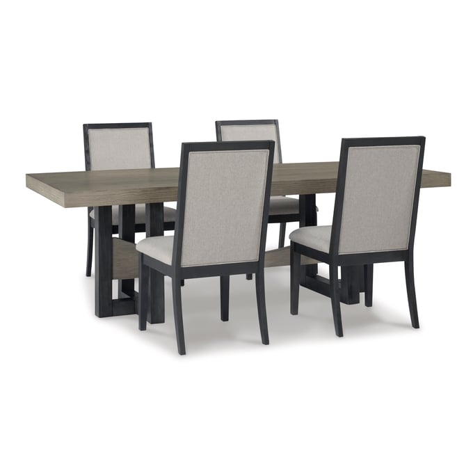 Ashley Furniture Foyland Light Gray Brown 5pc Dining Room Set D989-DR-S1