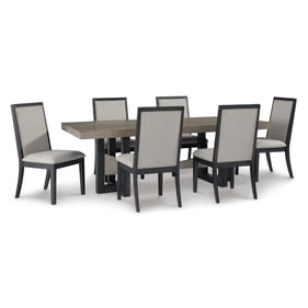 Ashley Furniture Foyland Light Gray Brown 7pc Dining Room Set