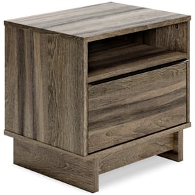 Ashley Furniture Shallifer Brown One Drawer Night Stand