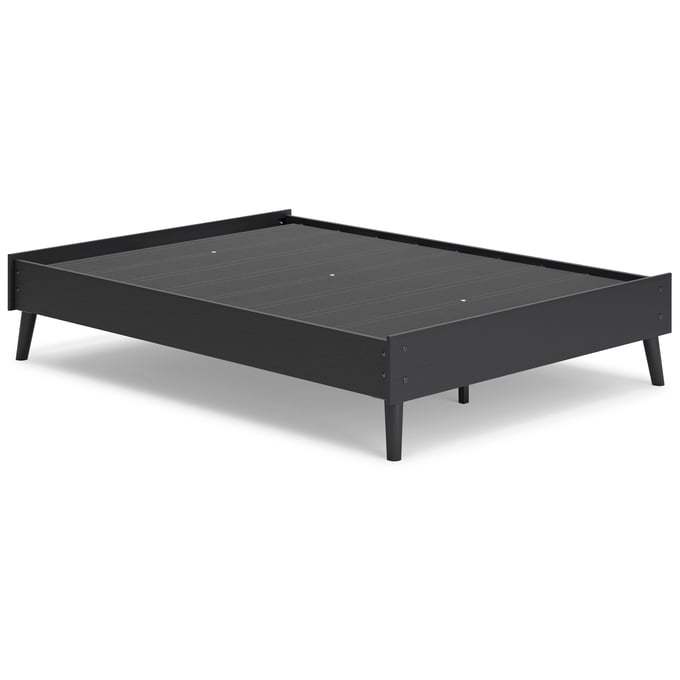 Ashley Furniture Charlang Black Full Platform Bed EB1198-112