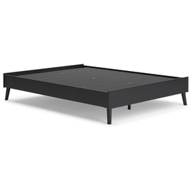 Ashley Furniture Charlang Black Queen Platform Bed