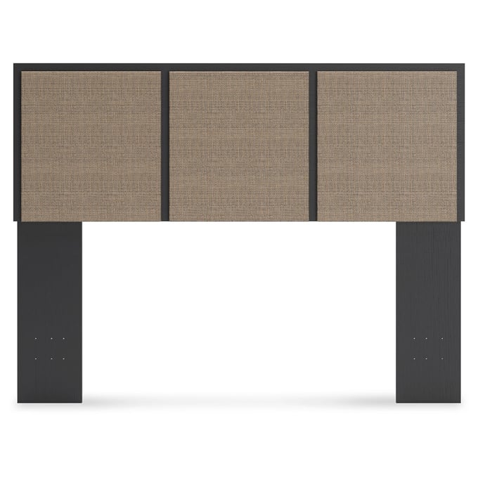 Ashley Furniture Charlang Matte Black Full Panel Headboard EB1198-156