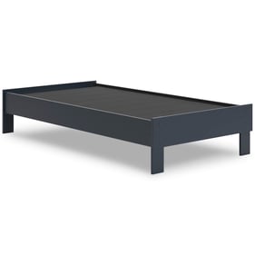 Ashley Furniture Simmenfort Navy Blue Twin Platform Bed