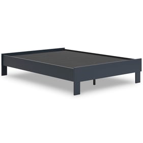 Ashley Furniture Simmenfort Navy Blue Full Platform Bed