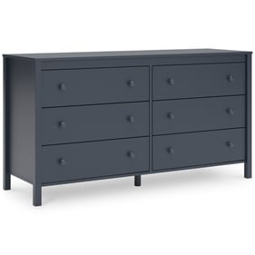 Ashley Furniture Simmenfort Navy Blue Six Drawer Dresser