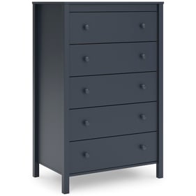 Ashley Furniture Simmenfort Navy Blue Five Drawer Chest