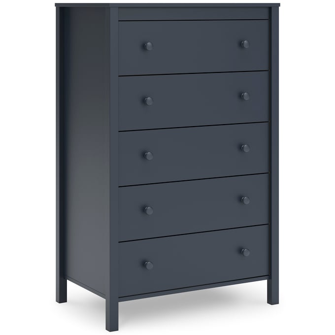 Ashley Furniture Simmenfort Navy Blue Five Drawer Chest EB1528-245