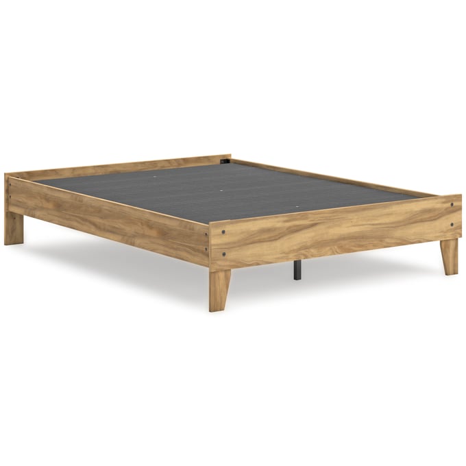 Ashley Furniture Bermacy Light Brown Full Platform Bed EB1760-112