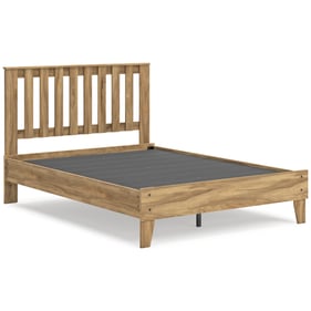 Ashley Furniture Bermacy Light Brown Full Platform Panel Bed