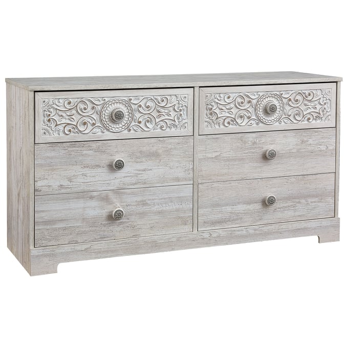 Ashley Furniture Paxberry Whitewash Six Drawer Dresser EB1811-231