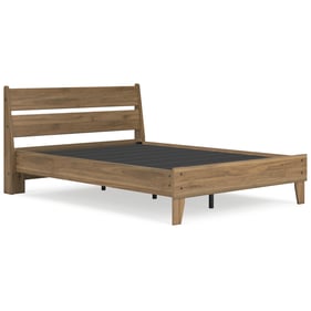 Ashley Furniture Deanlow Honey Full Platform Panel Bed