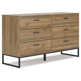 Ashley Furniture Deanlow Honey Six Drawer Dresser