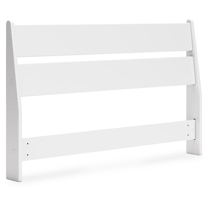 Ashley Furniture Socalle Matte White Full Panel Headboard EB1867-156