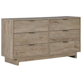 Ashley Furniture Oliah Natural Six Drawer Dresser