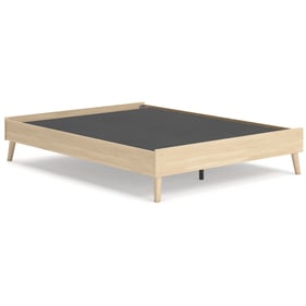 Ashley Furniture Cabinella Tan Queen Platform Bed