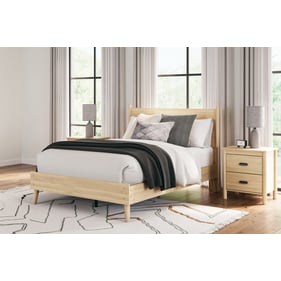 Ashley Furniture Cabinella Tan 2pc Bedroom Set With Full Panel Bed