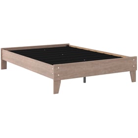 Ashley Furniture Flannia Gray Full Platform Bed