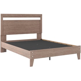 Ashley Furniture Flannia Gray Wood Queen Panel Bed 