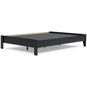 Ashley Furniture Finch Black Queen Platform Bed