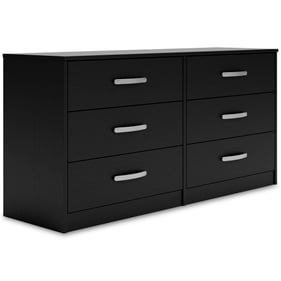 Ashley Furniture Finch Black Six Drawer Dresser