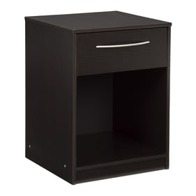 Ashley Furniture Finch Black One Drawer Night Stand