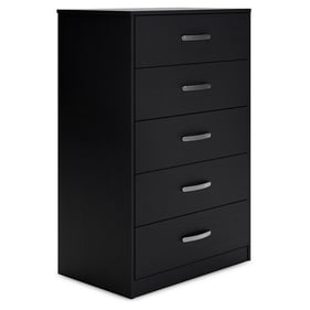 Ashley Furniture Finch Black Five Drawer Chest