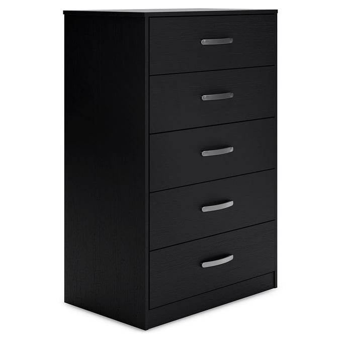 Ashley Furniture Finch Black Five Drawer Chest EB3392-245