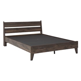 Ashley Furniture Calverson Mocha Queen Panel Bed