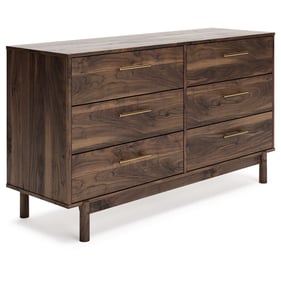 Ashley Furniture Calverson Mocha Six Drawer Dresser