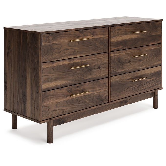 Ashley Furniture Calverson Mocha Six Drawer Dresser EB3660-231