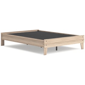 Ashley Furniture Battelle Tan Full Platform Bed