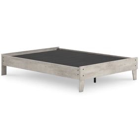 Ashley Furniture Shawburn Light Gray Full Platform Bed