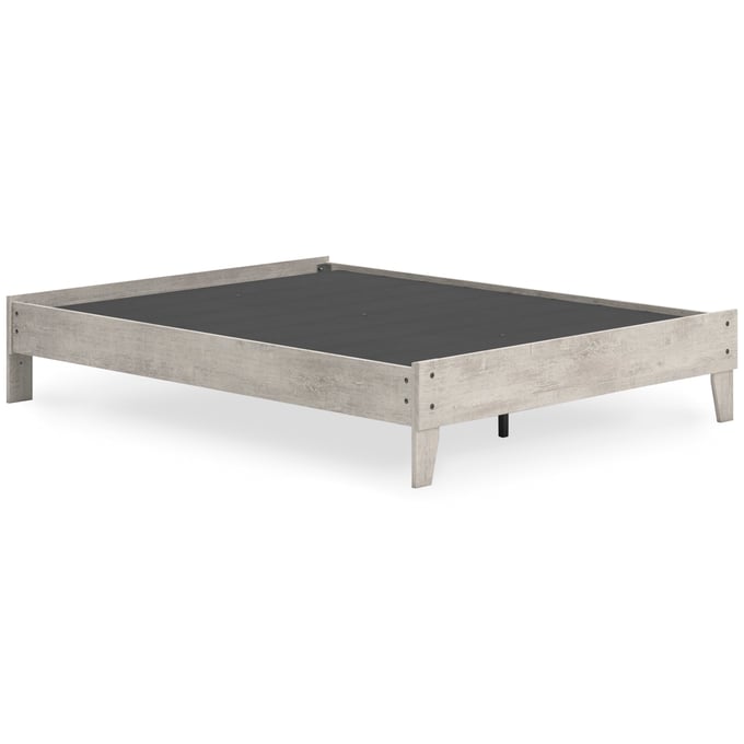 Ashley Furniture Shawburn Light Gray Queen Platform Bed EB4123-113