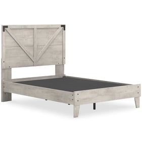 Ashley Furniture Shawburn Light Gray Full Platform Panel Bed