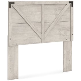 Ashley Furniture Shawburn Light Gray Full Crossbuck Panel Headboard