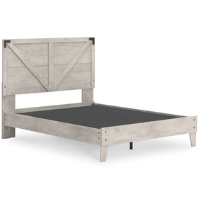 Ashley Furniture Shawburn Light Gray Queen Platform Panel Bed