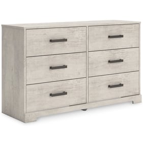 Ashley Furniture Shawburn Light Gray Six Drawer Dresser