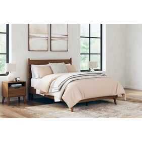 Ashley Furniture Fordmont Auburn 2pc Bedroom Set With Full Panel Bed