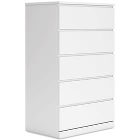 Ashley Furniture Onita White Five Drawer Chest