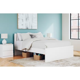 Ashley Furniture Onita White 2pc Bedroom Set With Queen Panel Bed