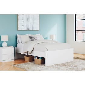 Ashley Furniture Onita White 2pc Bedroom Set With Full Platform Bed