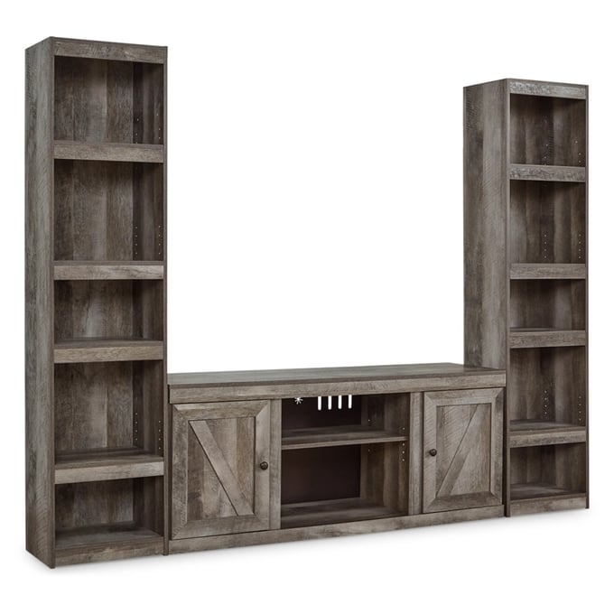 Ashley Furniture Wynnlow Gray 3pc Entertainment Center EW0440W9