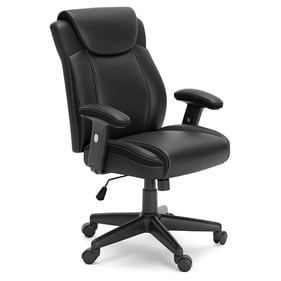 Ashley Furniture Corbindale Black Home Office Swivel Desk Chair