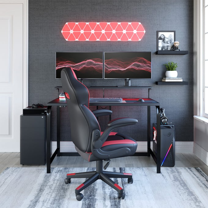 Signature Design by Ashley Thadamere Home Office Desk & Reviews