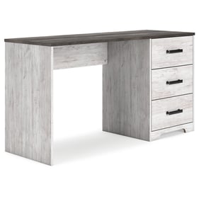 Ashley Furniture Shawburn White Dark Charcoal Gray Home Office Desk